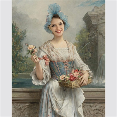 Personalized Masterpiece the Flower Girl from Photo,by myDaVinci - myDaVinci
